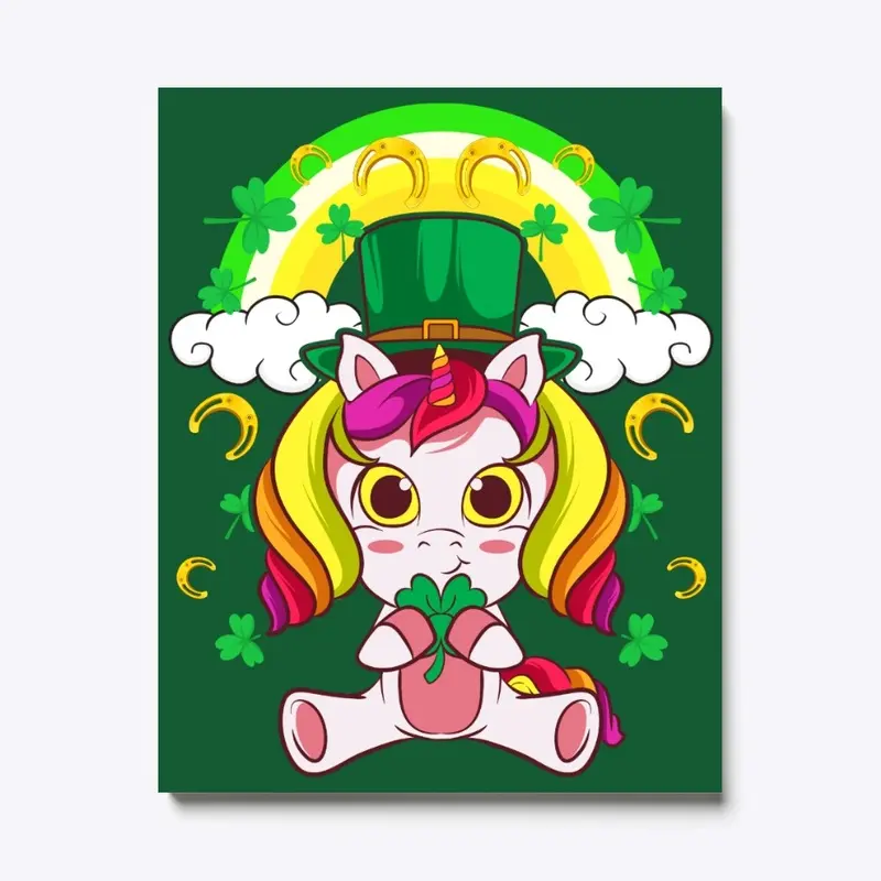 Irish Unicorn Leprechaun St Patricks Day